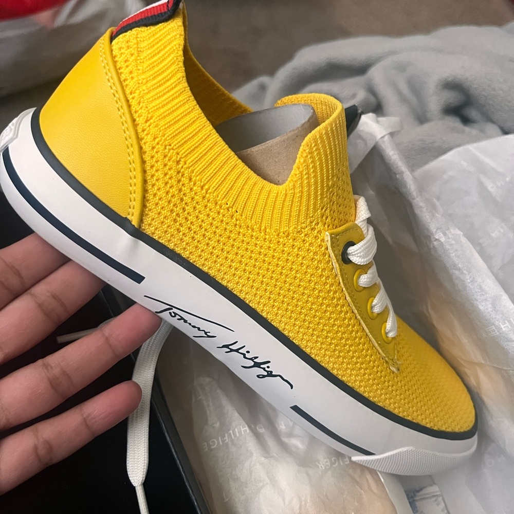 Tommy Hilfiger Bright Yellow Sneakers